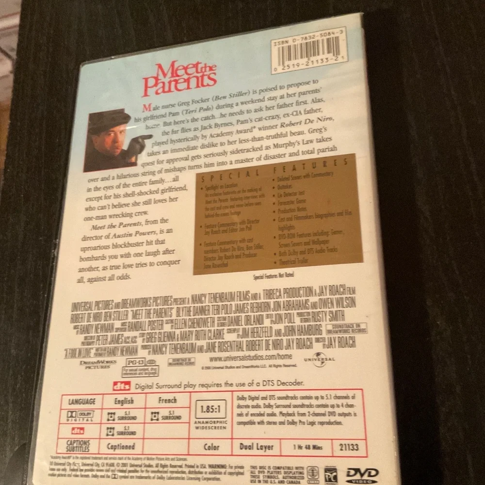 DVD - Meet the Parents. V 02
